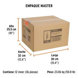 Alicates picoloro 12" Acarbono MangoPVC Truper 17352 Truper-Alicates picoloro 12" Acarbono MangoPVC Truper 17352 Fabricada en ac