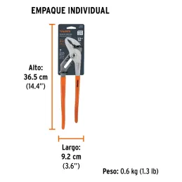 Alicates picoloro 12" Acarbono MangoPVC Truper 17352 Truper-Alicates picoloro 12" Acarbono MangoPVC Truper 17352 Fabricada en ac