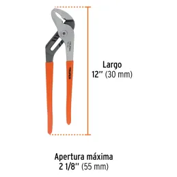 Alicates picoloro 12" Acarbono MangoPVC Truper 17352 Truper-Alicates picoloro 12" Acarbono MangoPVC Truper 17352 Fabricada en ac