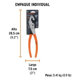 Alicates de mecanico 10" Acarbono MangoPVC Truper 17302 Truper-Alicates de mecanico 10" Acarbono MangoPVC Truper 17302 Fabricada