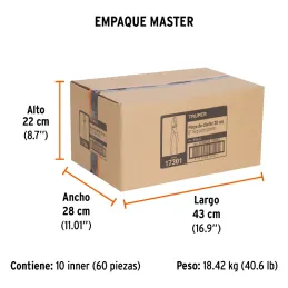 Alicates de mecanico 8" ACarbono MangoPVC Truper 17301 Truper-Alicates de mecanico 8" ACarbono MangoPVC Truper 17301 Fabricada e