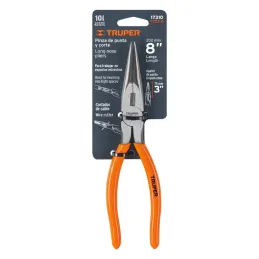 Alicates de punta y corte 8" CrVanadio MangoPVC Truper 17310 Truper-Alicates de punta y corte 8" CrVanadio MangoPVC Truper 17310