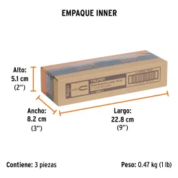 Alicates de punta y corte 7" CrVanadio MangoPVC Truper 17315 Truper-Alicates de punta y corte 7" CrVanadio MangoPVC Truper 17315