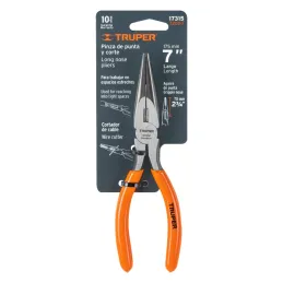 Alicates de punta y corte 7" CrVanadio MangoPVC Truper 17315 Truper-Alicates de punta y corte 7" CrVanadio MangoPVC Truper 17315