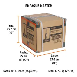 Alicates universal 8" CrVanadio MangoPVC Truper 17308 Truper-Alicates universal 8" CrVanadio MangoPVC Truper 17308 Fabricada en 