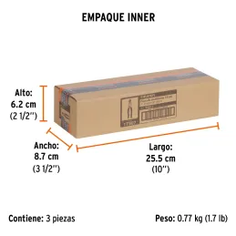 Alicates universal 7" CrVanadio MangoPVC Truper 17307 Truper-Alicates universal 7" CrVanadio MangoPVC Truper 17307 Fabricada en 
