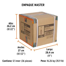 Alicates universal 8" CrVanadio MangoPVC Truper 17304 Truper-Alicates universal 8" CrVanadio MangoPVC Truper 17304 Fabricada en 