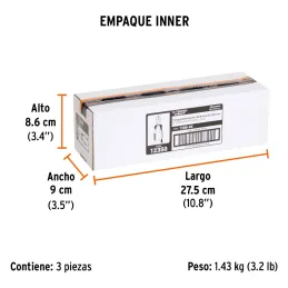 Alicates universal 8" Aislado 1000v ComfortGrip CrVanadio Truper 12350 Truper-Alicates universal 8" Aislado 1000v ComfortGrip Cr
