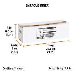Alicates universal 9" Aislado 1000v ComfortGrip CrVanadio Truper 12351 Truper-Alicates universal 9" Aislado 1000v ComfortGrip Cr
