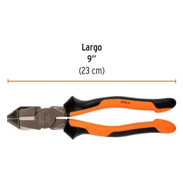 Alicates universal 9" Aislado 1000v ComfortGrip CrVanadio Truper 12351 Truper-Alicates universal 9" Aislado 1000v ComfortGrip Cr