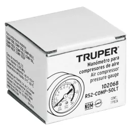 Manometro Grande para compresores Grupo2, Truper 102068 Truper-Manometro Grande para compresores Grupo2, Truper 102068 Para comp