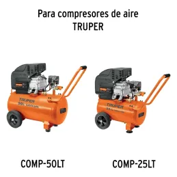 Valvula de salida para compresores 25/50L, Truper 19326 Truper-Valvula de salida para compresores 25/50L, Truper 19326 Para comp