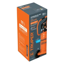 Compresoras 50L 3.5HP Lubricada Automatico Bifasico, Truper 102117 Truper-Compresora 50L 3.5HP Lubricada Automatico Bifasico, Tr