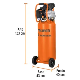 Compresoras 80L 3.5HP Lubricada Automatico Bifasico, Truper 102116 Truper-Compresoras 80L 3.5HP Lubricada Automatico Bifasico, T