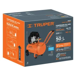 Compresoras de Aire de 3.5 HP 50L, Arranque Automatico, COMP-50LT-260 11837 Truper Truper-Compresoras de Aire de 3.5 HP 50L, Arr