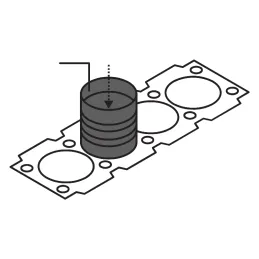 Compresor para Anillos de Piston, para Gasolina, Apertura Min 54mm Max 127mm Altura 76mm, CO-AN-PI 14536 Truper Truper-Compresor