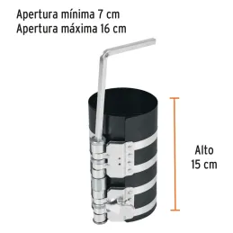 Compresor para Anillos de Piston, para Diesel, Apertura Min 70mm Max 160mm Altura 153mm, CO-AN-DI 14522 Truper Truper-Compresor 