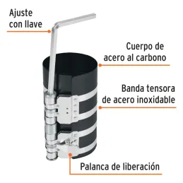 Compresor para Anillos de Piston, para Diesel, Apertura Min 70mm Max 160mm Altura 153mm, CO-AN-DI 14522 Truper Truper-Compresor 