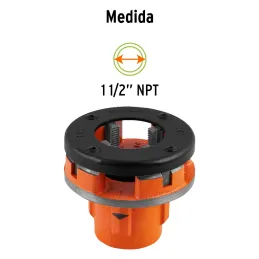 Dado para Tarraja 1 1/2" Cuerda 11 1/2NPT Compatible con TA851, D-850-1-1/2 13082 Truper Truper-Dado para Tarraja 1 1/2" Cuerda 