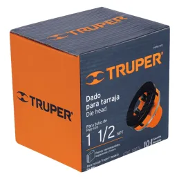 Dado para Tarraja 1 1/2" Cuerda 11 1/2NPT Compatible con TA851, D-850-1-1/2 13082 Truper Truper-Dado para Tarraja 1 1/2" Cuerda 