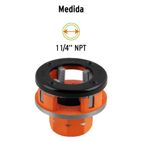 Dado para Tarraja 1 1/4" Cuerda 11 1/2NPT Compatible con TA-850 TA851, D-850-1-1/4 13080 Truper Truper-Dado para Tarraja 1 1/4" 