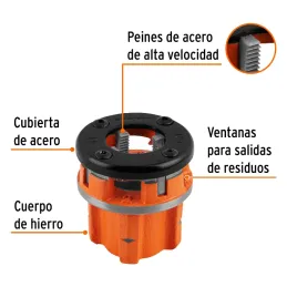 Dado para Tarraja 3/4" Cuerda 14 NPT Compatible con TA-850 TA851, D-850-3/4 13076 Truper Truper-Dado para Tarraja 3/4" Cuerda 14