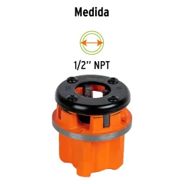 Dado para Tarraja 1/2" Cuerda 14 NPT Compatible con TA-850 TA851, D-850-1/2 13074 Truper Truper-Dado para Tarraja 1/2" Cuerda 14