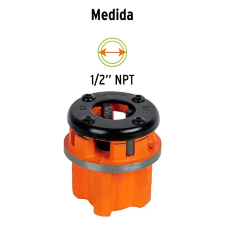 Dado para Tarraja 1/2" Cuerda 14 NPT Compatible con TA-850 TA851, D-850-1/2 13074 Truper Truper-Dado para Tarraja 1/2" Cuerda 14