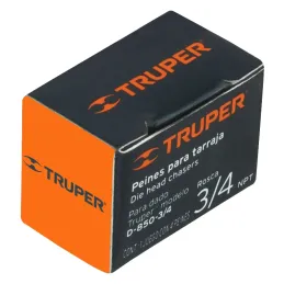 Peine para Tarraja 3/4" Cuerda 14 NPT, Incluye 4 Piezas, P-850-1/3 13077 Truper Truper-Peine para Tarraja 3/4" Cuerda 14 NPT, In