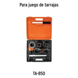 Cabezal para dado de Tarraja 1/2" 3/4" 1" 1-1/4", CA-850 13086 Truper Truper-Cabezal para dado de Tarraja 1/2" 3/4" 1" 1-1/4", C