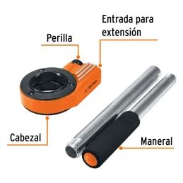 Cabezal para dado de Tarraja 1/2" 3/4" 1" 1-1/4", CA-850 13086 Truper Truper-Cabezal para dado de Tarraja 1/2" 3/4" 1" 1-1/4", C