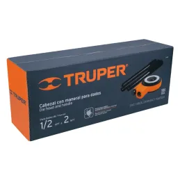 Cabezal para dado de Tarraja 1/2" 3/4" 1" 1-1/4", 1-1/2" Y 2", CA-851 13087 Truper Truper-Cabezal para dado de Tarraja 1/2" 3/4"
