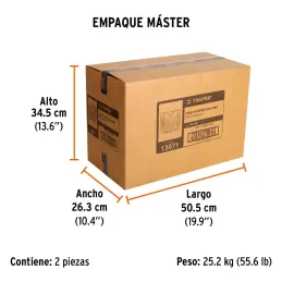 Tarrajas para Tubo Juego de 8 Piezas, Sistema Rosacado Reversible, Acero al Cromo, TA-851 13071 Truper Truper-Tarrajas para Tubo