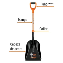 Lampas Carbonera T-2000 43-3/4" 32x58x111cm PuñoY ComfortGrip Truper 17164 Truper-Lampas Carbonera T-2000 43-3/4" 32x58x111cm Pu