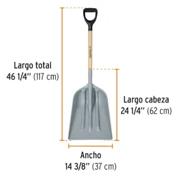 Lampas Sanitaria 46" 37x62x117cm PuñoY Plastica Truper 17252 Truper-Lampas Sanitaria 46" 37x62x117cm PuñoY Plastica Truper 17252