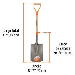 Lampas Recta Classic 42" 22x51x107cm PuñoY Metalico Truper 10014 Truper-Lampas Recta Classic 42" 22x51x107cm PuñoY Metalico Trup
