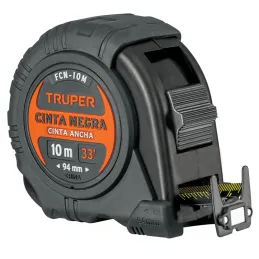 Winchas Flexometro Cinta Negra 10M TPR ABS Truper 103057 Truper-Winchas Flexometro Cinta Negra 8M TPR ABS Truper 11747 Carcasa d