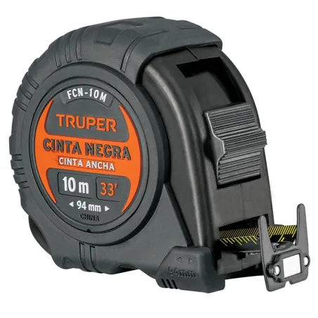 Winchas Flexometro Cinta Negra 10M TPR ABS Truper 103057 Truper-Winchas Flexometro Cinta Negra 8M TPR ABS Truper 11747 Carcasa d
