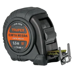 Winchas Flexometro Cinta Negra 5.5M TPR ABS Truper 11745 Truper-Winchas Flexometro Cinta Negra 5.5M TPR ABS Truper 11745 Carcasa