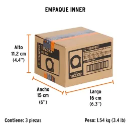 Winchas Flexometro Compactas 10M MedicionAmbosLados TPR ABS Truper 102332 Truper-Winchas Flexometro Compactas 10M MedicionAmbosL