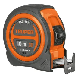 Winchas Flexometro Compactas 10M MedicionAmbosLados TPR ABS Truper 102332 Truper-Winchas Flexometro Compactas 10M MedicionAmbosL
