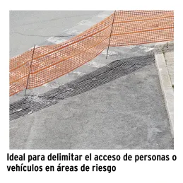 Rollo malla de seguridad 30m x1.22m Truper 15264 Truper-Rollo malla de seguridad 30m x1.22m Truper 15264 Ideal para delimitar el
