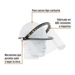 Adaptador de protector facial para casco Truper 14318 Truper-Adaptador de protector facial para casco Truper 14318 Fabricado en 