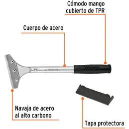 Raspador de acero con mango Navaja 4" Truper Truper 15962 Truper-Raspador de acero con mango Navaja 4" Truper Truper 15962 Navaj
