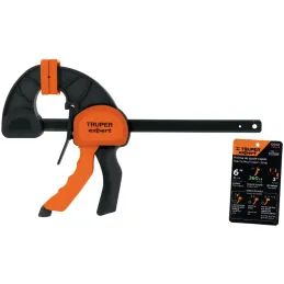 Prensas de ajuste rapido 6" uso rudo Truper 100142 Truper-Prensas de ajuste rapido 6" uso rudo Truper 100142 Cuerpo de nylon par