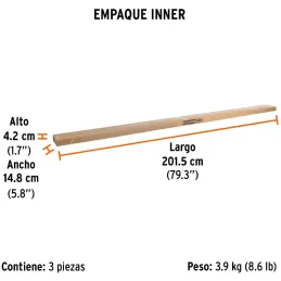 Extension Telescopica 3.6m Fibra de Vidrio para rodillo Truper 10546 Truper-Extension Telescopica 3.6m Fibra de Vidrio para rodi