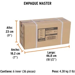 Juegos de 5 piedras montadas zanco 1/4" y 1/8" UsoGeneral Truper 102632 Truper-Juegos de 5 piedras montadas zanco 1/4" y 1/8" Us