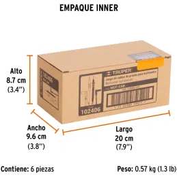 Juego de cables de prueba para multímetro Truper 102406 Truper-Juego de cables de prueba para multímetro Truper 102406 Compatibl