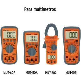 Juego de cables de prueba para multímetro Truper 102406 Truper-Juego de cables de prueba para multímetro Truper 102406 Compatibl