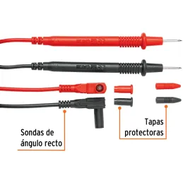 Juego de cables de prueba para multímetro Truper 102406 Truper-Juego de cables de prueba para multímetro Truper 102406 Compatibl